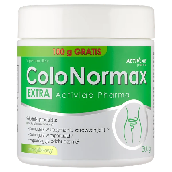 Activlab Pharma ColoNormax Extra Apfel 300 g mit Flohsamenschalen, Inulin und Bakterienkulturen