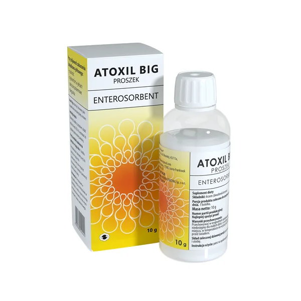 Atoxil Big Enterosorbens-Pulver 10 g mit hochdispersem Siliciumdioxid zur Herstellung einer Suspension