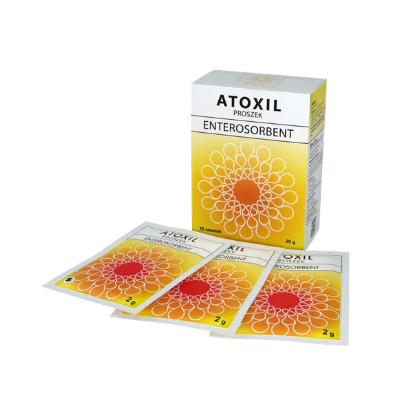 Atoxil Enterosorbens Pulver 10 x 2 g mit Siliciumdioxid für Kinder ab 3 Jahren und Erwachsene