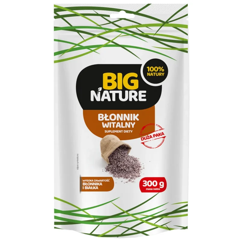 Big Nature Vital-Ballaststoffe 300 g mit 80 % Flohsamen und 20 % Flohsamenschalen