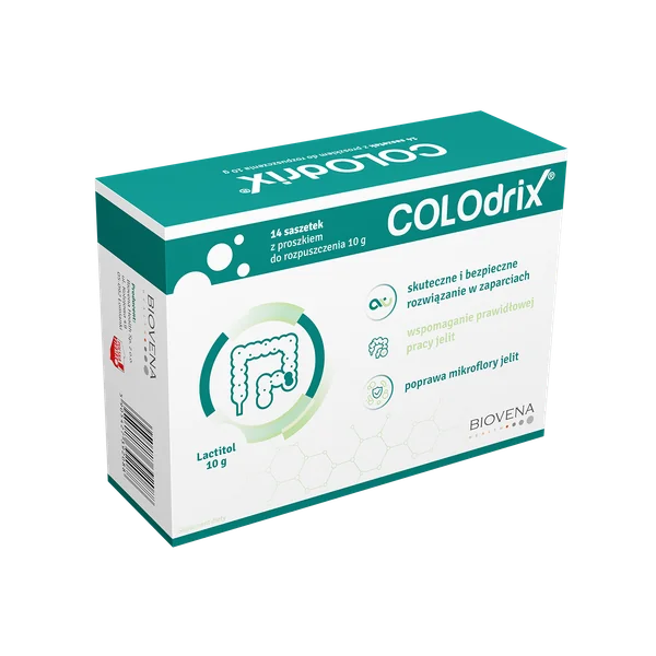 Biovena Health Colodrix mit Lactitol, 14 Beutel à 10 g für die Darmfunktion