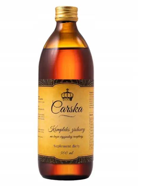 Carska Bołotow-Kräuterferment – flüssiges Nahrungsergänzungsmittel mit Kräuterkomplex, 500 ml.