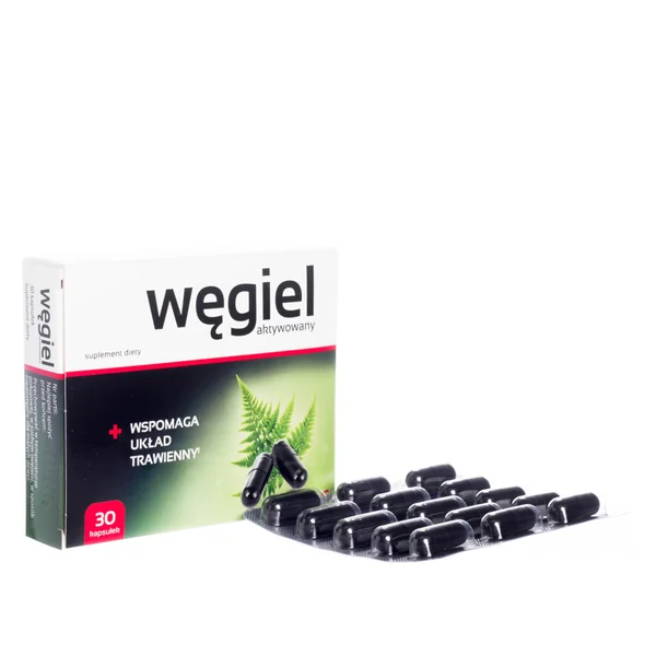 Colfarm Aktivkohle 30 Kapseln mit 150 mg Aktivkohle und 10 mg Pfefferminze pro Kapsel