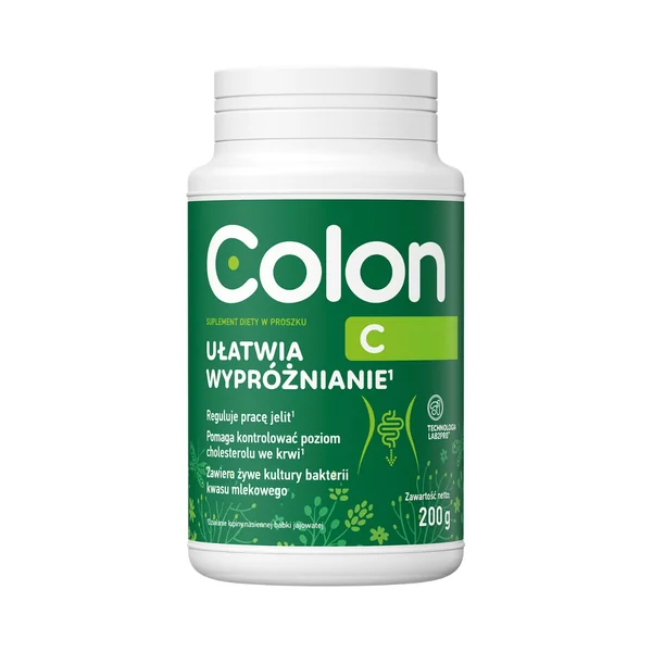 Colon C Pulver 200 g mit Flohsamenschalen, Inulin und Milchsäurebakterien
