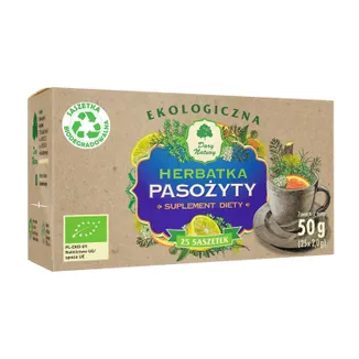 Dary Natury Parasiten Bio-Kräutertee, 25 Beutel à 2 g mit Thymian, Fenchel, Alant und weiteren Kräutern