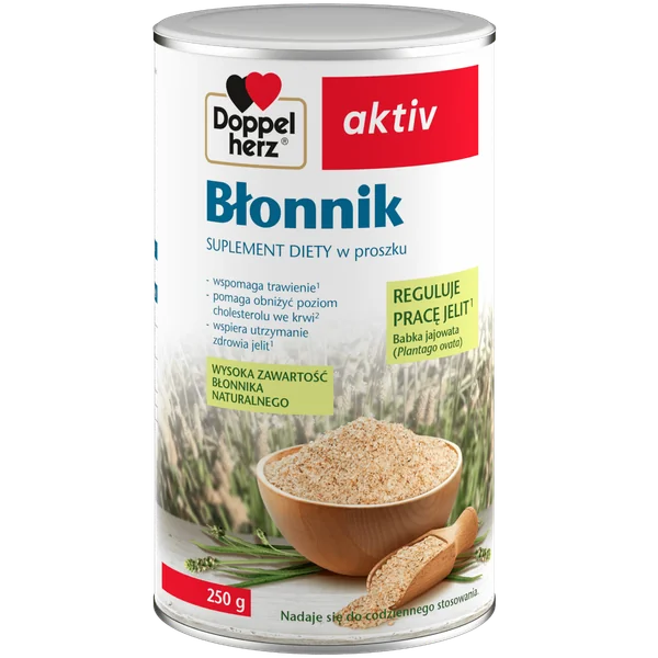 Doppelherz aktiv Ballaststoffe Pulver 250 g aus 100 % natürlichen Flohsamenschalen