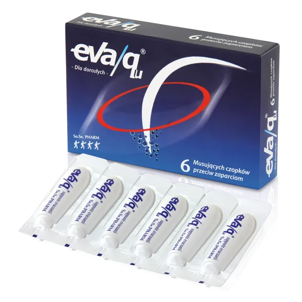 Eva/Qu Rektalzäpfchen gegen Verstopfung, 6 Stück