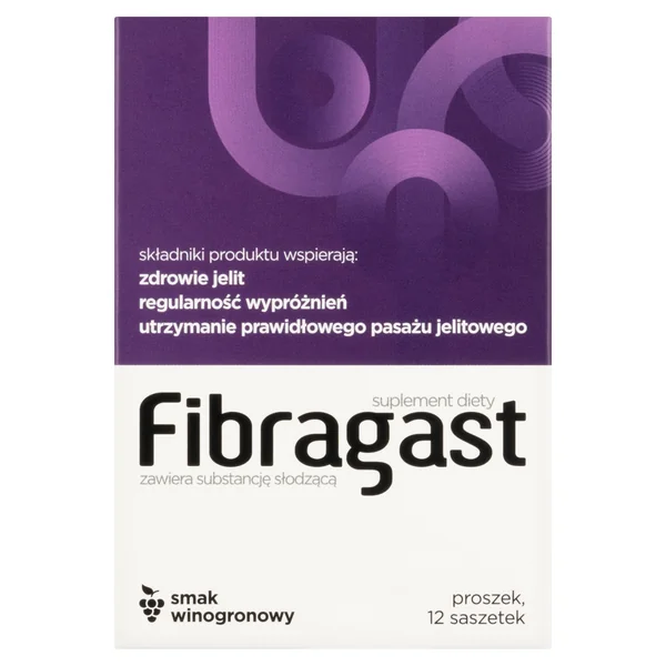 Fibragast 12 Beutel mit Arabinogalaktan und Terminalia-chebula-Extrakt mit Traubengeschmack