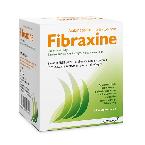 Fibraxine 15 Beutel mit Arabinogalaktan, löslichen Ballaststoffen und Lactoferrin