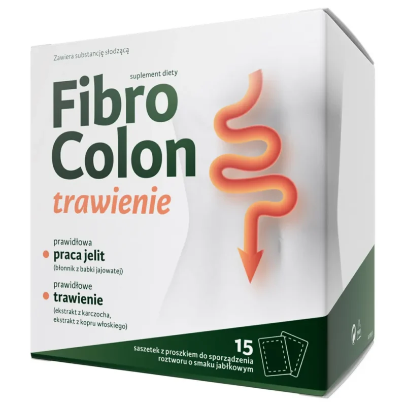 FibroColon Verdauung 15 Beutel mit Flohsamenschalen, Fructooligosacchariden, Fenchel und Artischocke