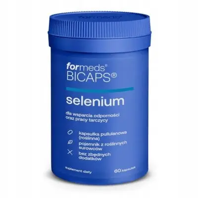 ForMeds BICAPS Selenium 200 µg – 60 Kapseln mit L-Selenomethionin und veganer Pullulan-Kapselhülle