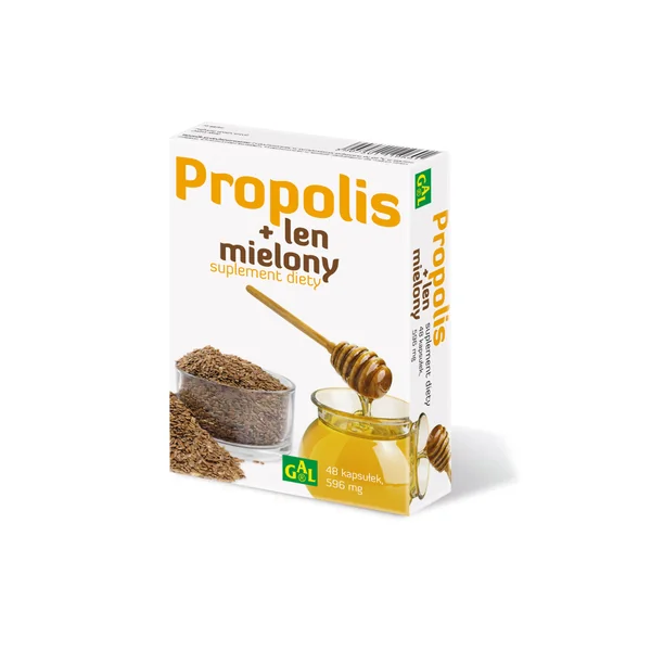 Gal Propolis + gemahlener Leinsamen, 48 Kapseln zur Unterstützung der Verdauung