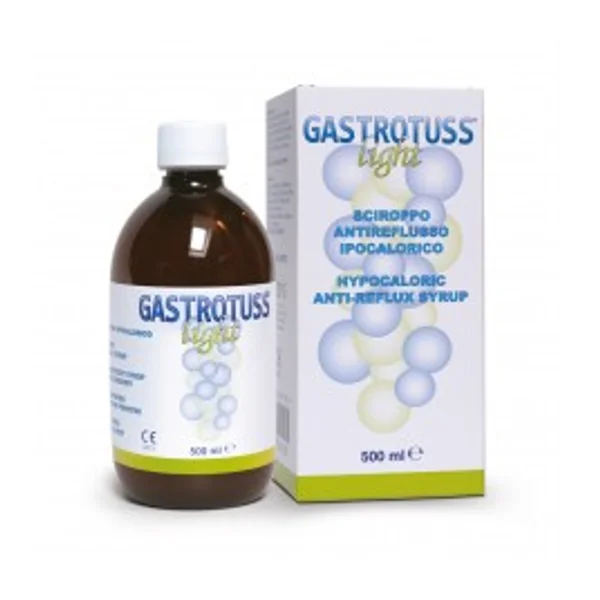 Gastrotuss Light Sirup 500 ml – kalorienarmes Medizinprodukt gegen Reflux und Sodbrennen.