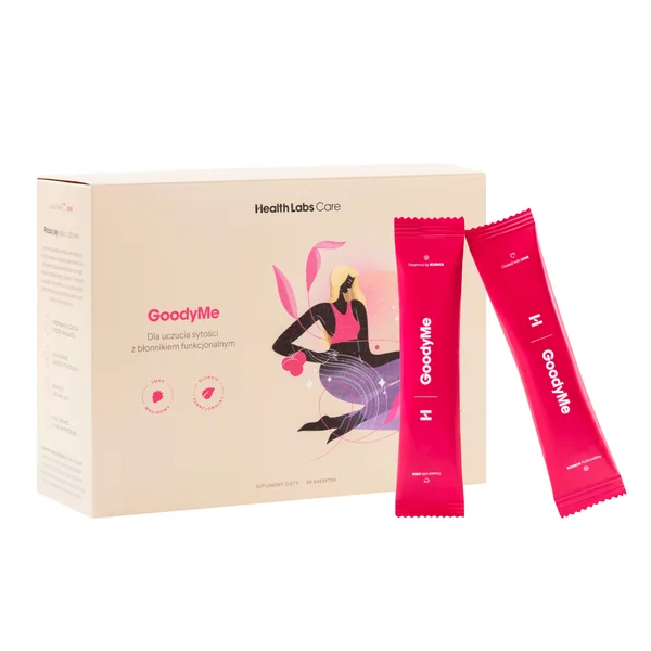 Health Labs Care GoodyMe 30 Beutel mit Glucomannan, Flohsamen, Akazienfasern, Cholin und Chrom