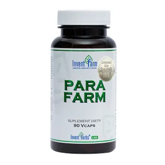 Invent Farm Para Farm Nahrungsergänzungsmittel, 90 vegane Kapseln mit Ingwer, Knoblauch, Thymian und weiteren Pflanzenstoffen