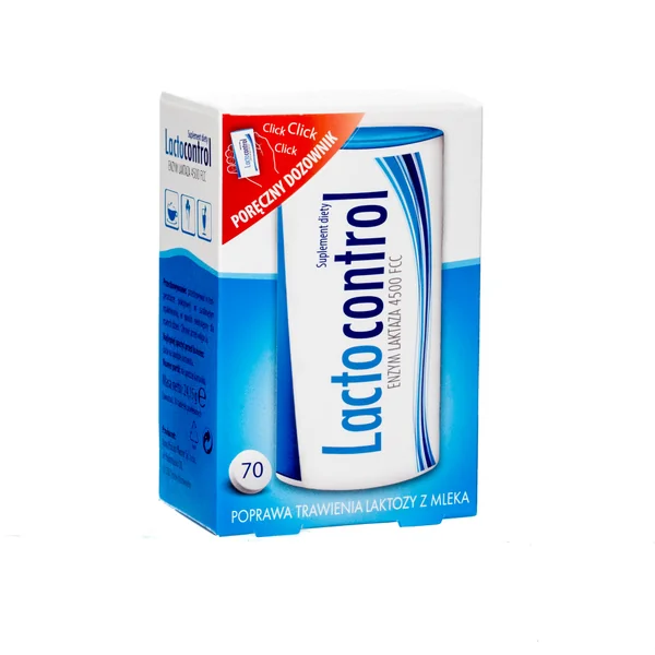 Lactocontrol 70 Tabletten mit Laktase bei Laktoseintoleranz