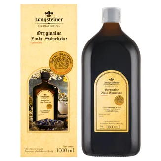 Langsteiner Original Schwedenkräuter 1000 ml mit 14 Pflanzenextrakten