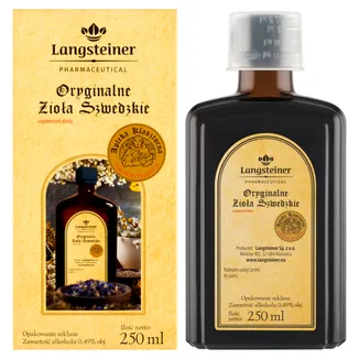 Langsteiner Original Schwedenkräuter 250 ml mit 14 Pflanzenextrakten