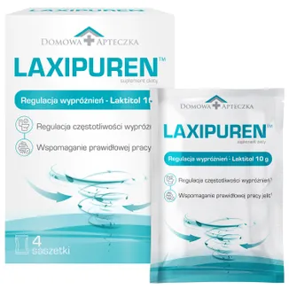 Laxipuren mit Lactitol, 4 Beutel à 10 g zur Unterstützung der Darmfunktion