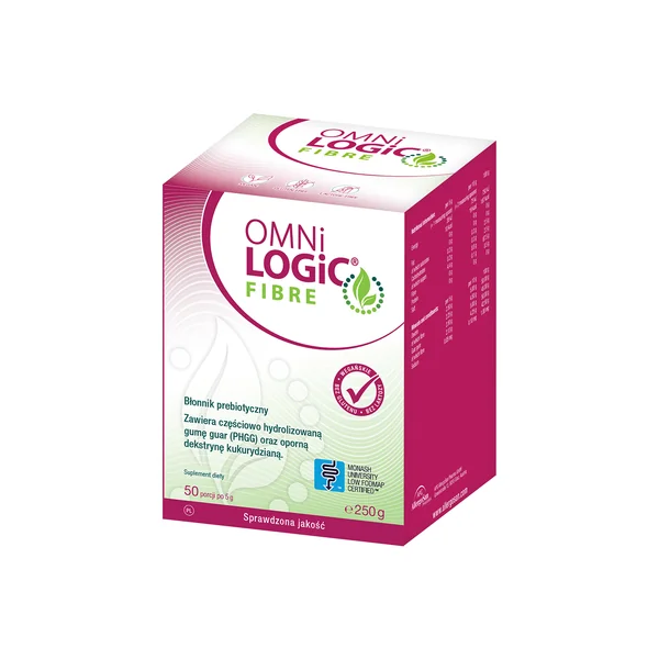 OMNi-LOGiC FIBRE 250 g präbiotisches Ballaststoffpulver mit PHGG und resistenter Maisdextrine