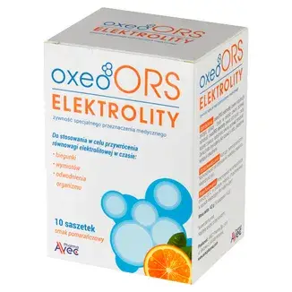 Oxeo ORS Elektrolyte Orangengeschmack 10 Beutel à 4,2 g zur Herstellung einer oralen Rehydratationslösung