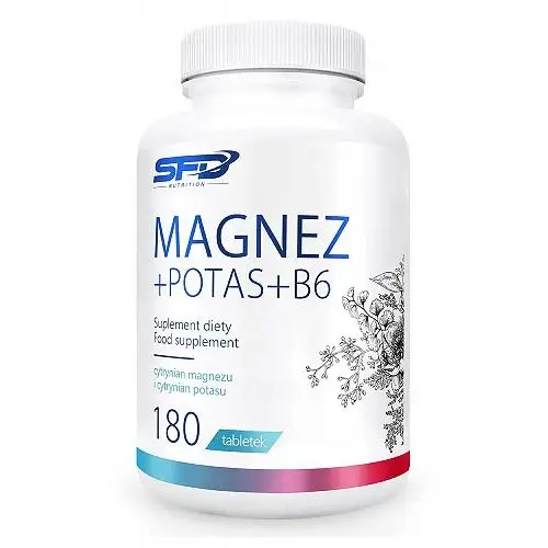 SFD Magnesium + Kalium + B6 – 180 Tabletten mit Magnesium, Kalium und Vitamin B6