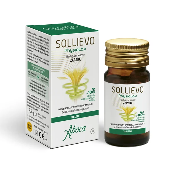 Sollievo PhysioLax 45 Tabletten von Aboca zur Anwendung bei Verstopfung