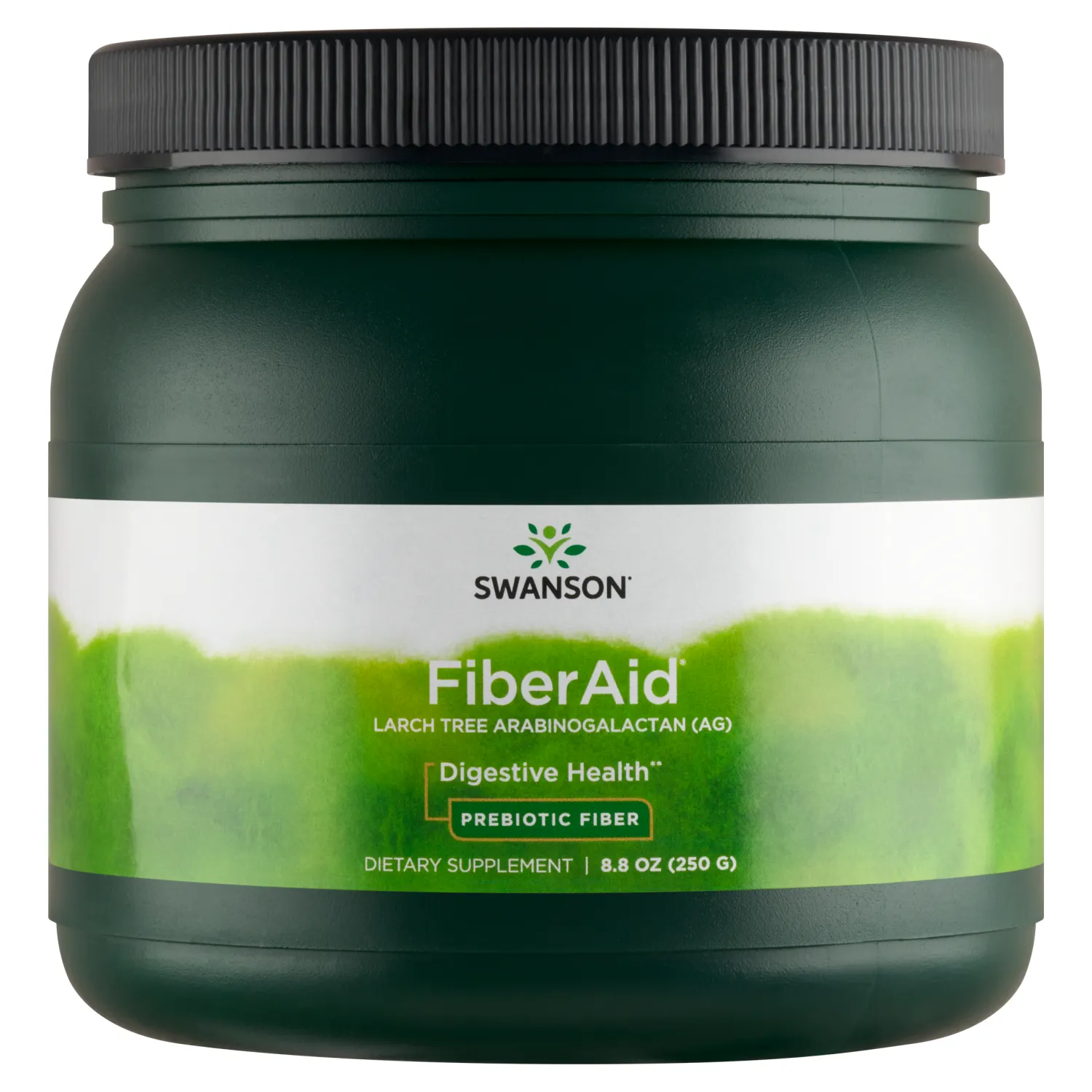Swanson FiberAid 250 g mit 100 % Arabinogalactan aus Lärche als löslicher präbiotischer Ballaststoff