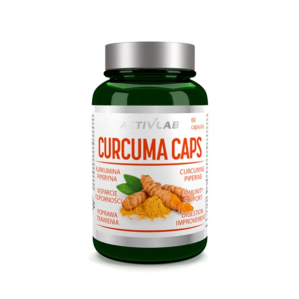 Activlab Pharma Curcuma Caps 60 Kapseln mit 10:1-Kurkumaextrakt und 95 % standardisiertem Piperin