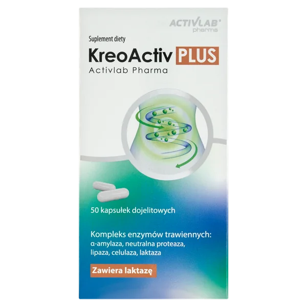 Activlab Pharma KreoActiv Plus 50 Kapseln mit DigeZyme Verdauungsenzymen