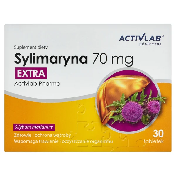Activlab Pharma Silymarin EXTRA 70 mg 30 Kapseln mit Mariendistelextrakt und Silymarin