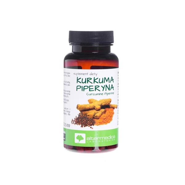 Alter Medica Kurkuma & Piperin 60 Kapseln mit Curcumin und Schwarzer-Pfeffer-Extrakt