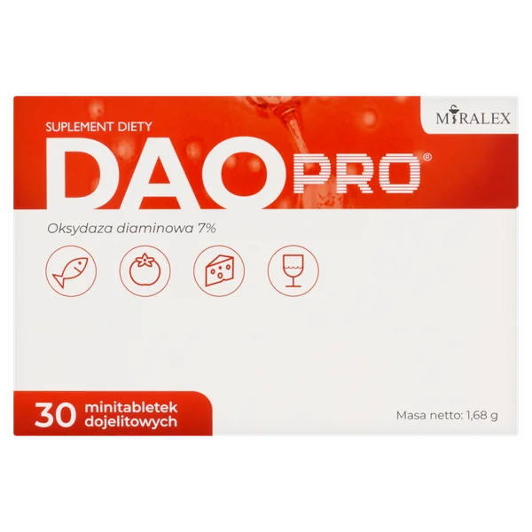 DAOPro 30 magensaftresistente Minitabletten mit Diaminoxidase DAO für den Histaminabbau
