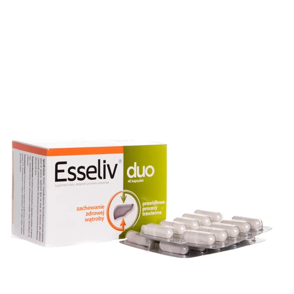 Esseliv Duo 40 Kapseln mit Kurkuma, Rapslecithin, L-Ornithin-L-Aspartat sowie Vitamin B3, B6 und B9