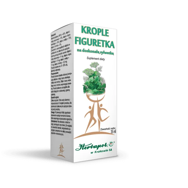 Figuretka 35 ml Kräutertropfen mit Pfefferminzöl, Fenchelöl, Melissenöl und Kümmelöl