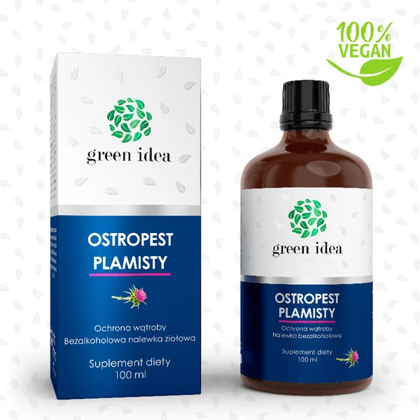 Green Idea Mariendistel alkoholfreie Tinktur 100 ml mit 10:1-Mariendistelsamenextrakt