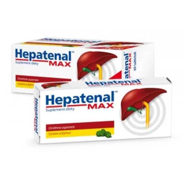 Hepatenal Max 60 Kapseln mit L-Ornithin-L-Aspartat und Artischockenextrakt