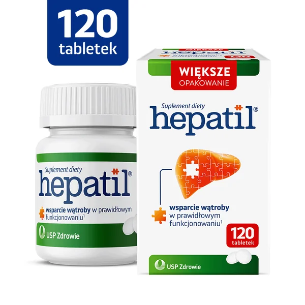 Hepatil 120 Tabletten mit Cholin und L-Ornithin-L-Aspartat zur Unterstützung der normalen Leberfunktion