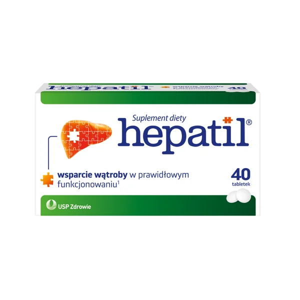 Hepatil 40 Tabletten mit Cholin und L-Ornithin-L-Aspartat zur Unterstützung der normalen Leberfunktion