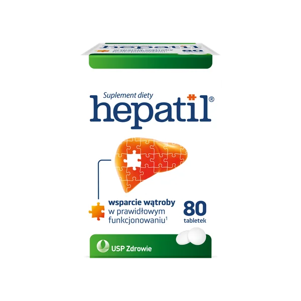 Hepatil 80 Tabletten mit Cholin und L-Ornithin-L-Aspartat zur Unterstützung der normalen Leberfunktion