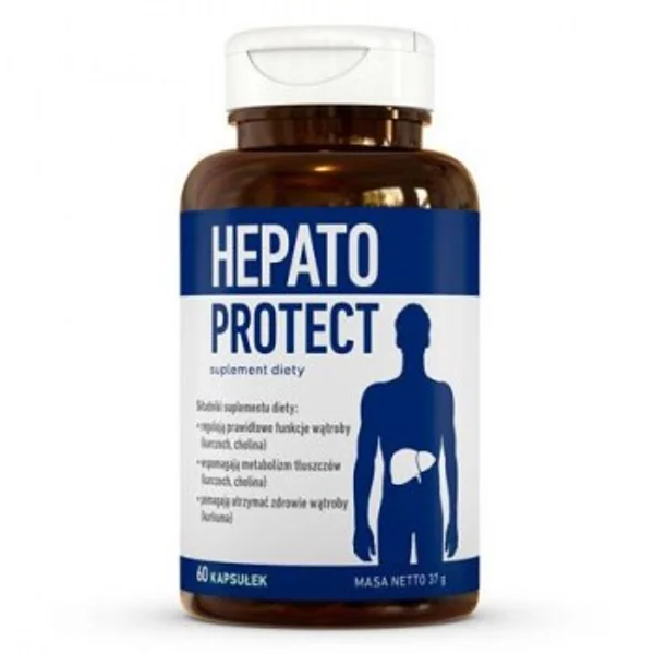Hepato Protect 60 Kapseln mit Artischocke, Cholin, L-Ornithin-L-Aspartat und Kurkuma