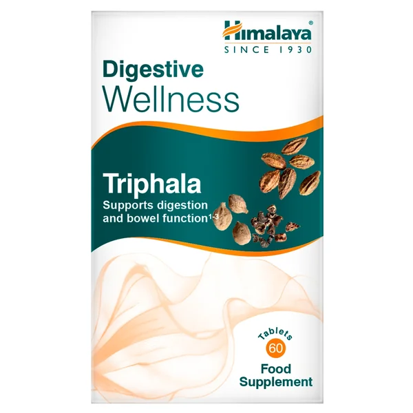 Himalaya Digestive Wellness Triphala 60 Tabletten mit Emblica officinalis, Terminalia bellirica und Terminalia chebula