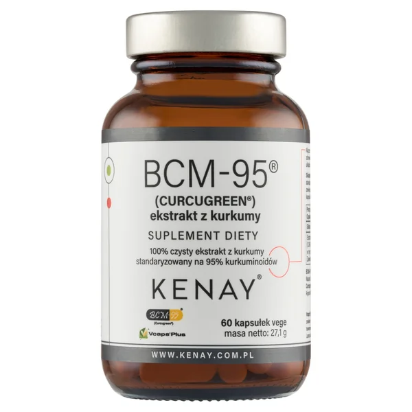 KenayAG Biocurcumin BCM-95 60 Kapseln mit Kurkumaextrakt und 95 % Curcuminoiden