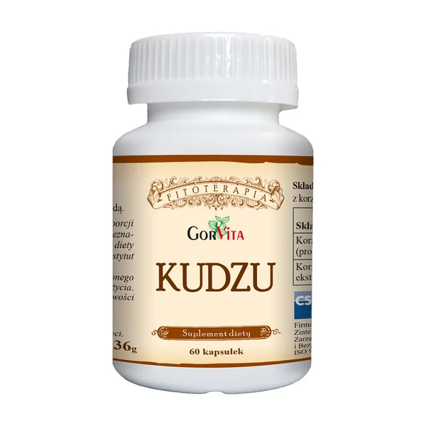 Kudzu Root 60 Kapseln mit Kudzu-Wurzelpulver und 4:1-Kudzu-Wurzelextrakt