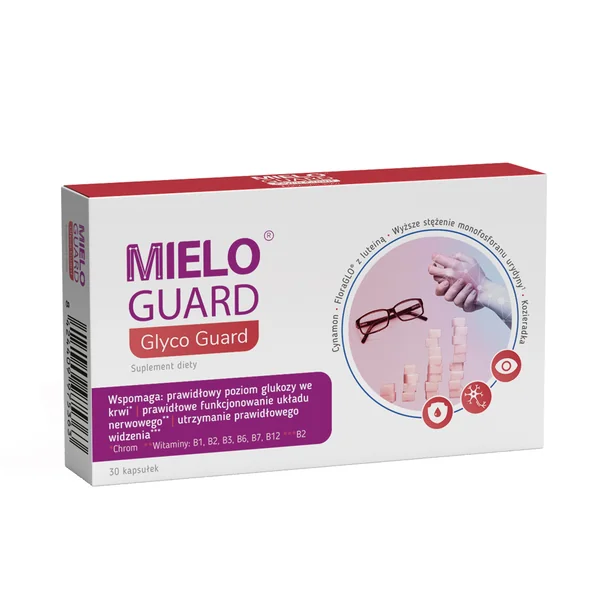 Mieloguard Glyco Guard 30 Kapseln mit Chrom, B-Vitaminen, Uridin, Cytidin, Zimt und Bockshornklee