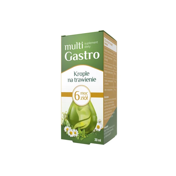 Multigastro 30 ml Verdauungstropfen mit Kamille, Fenchel, Artischocke, schwarzem Rettich und Pfefferminze