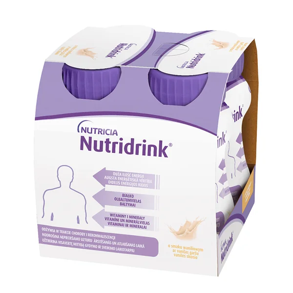 Nutridrink Vanille 4 x 125 ml hochkalorische vollbilanzierte Trinknahrung von Nutricia