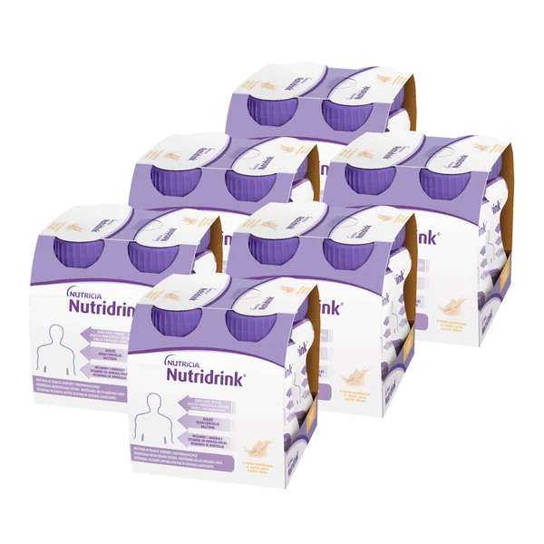 Nutridrink Vanille 6 x 4 x 125 ml hochkalorische vollbilanzierte Trinknahrung von Nutricia