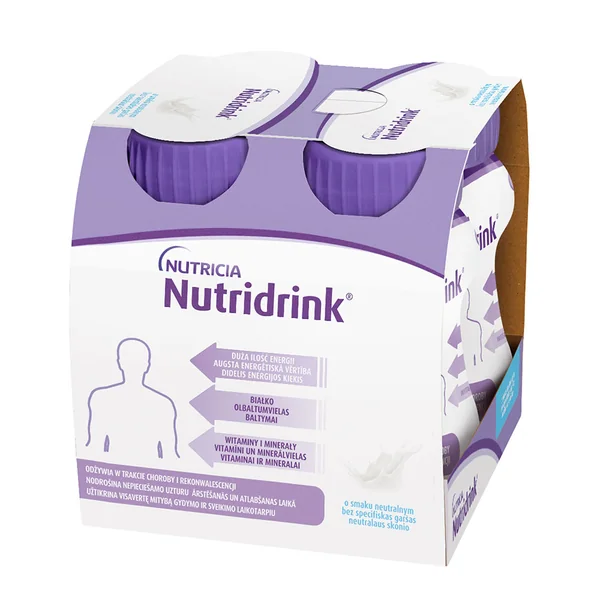 Nutridrink Neutral 4 x 125 ml hochkalorische vollbilanzierte Trinknahrung von Nutricia
