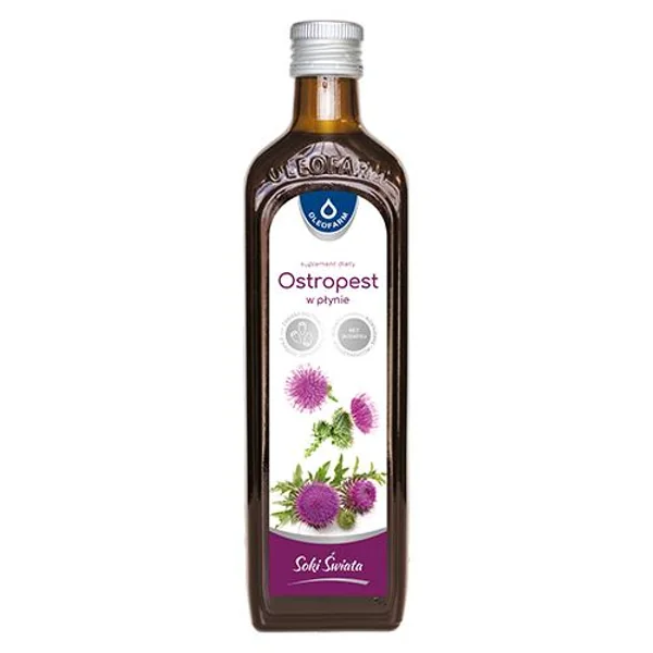 Oleofarm Mariendistel flüssig 490 ml mit Mariendistelextrakt und 60 mg Silymarin pro Tagesportion